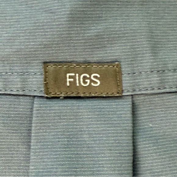 Figs Technical Collection Blue-Gray Sleeveless Scrub Shirt Mens Size XL - Picture 4 of 7